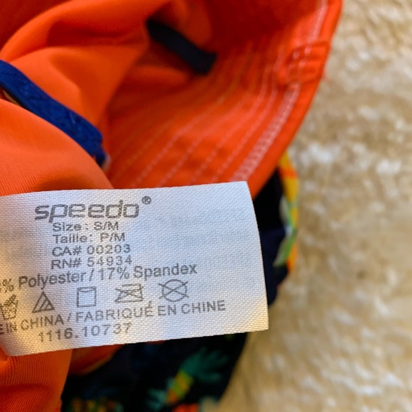 🤩Bright orange pineapple 🍍rashie and swim diaper - Picture 4 of 5